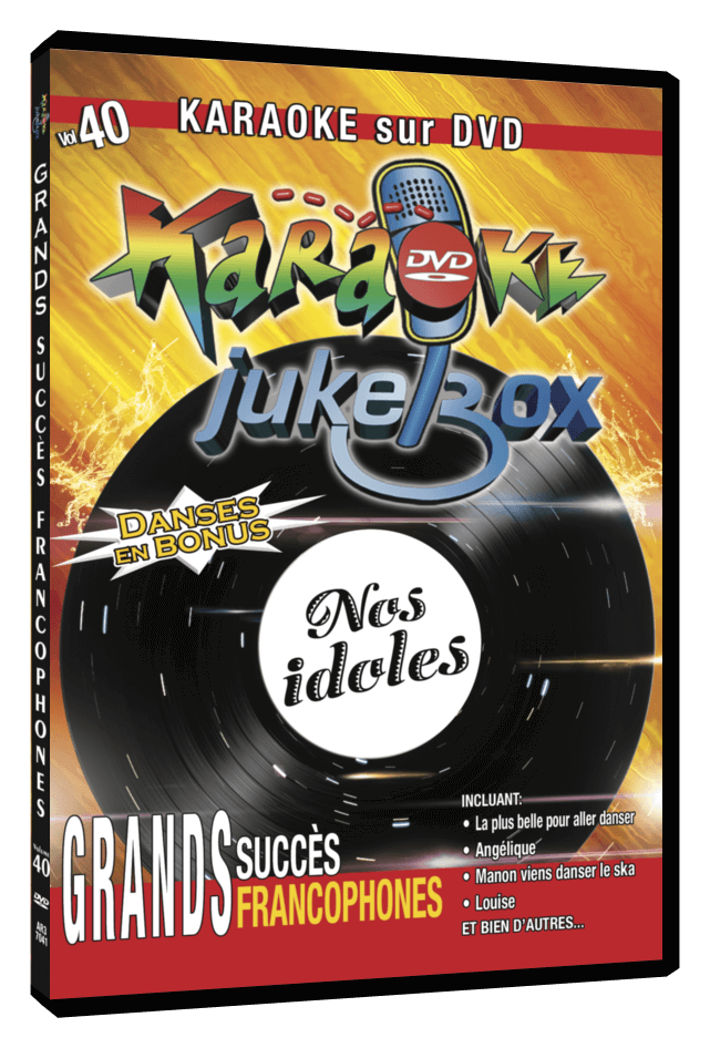 Chanson Karaoke sur DVD - Grands Succès Francophones Vol. #40